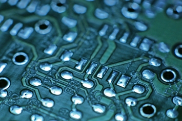 This photo of a printed circuit board with solder tracks - familiar to those involved with electronics repair - was taken by an Australian photographer.